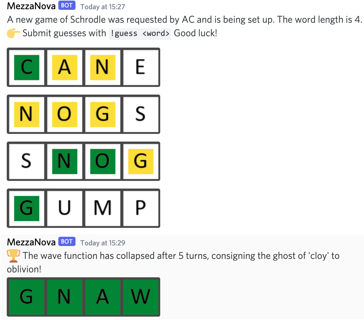 Schrödle game 1