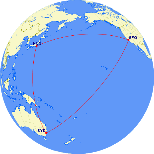 map of flights